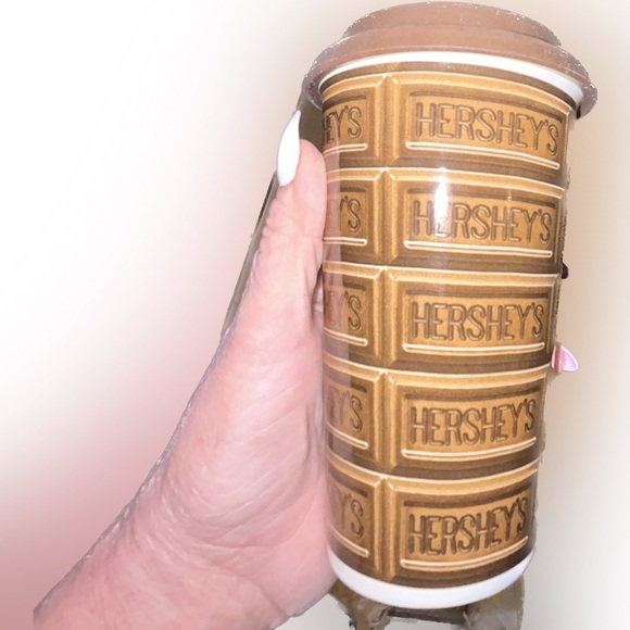 Clearance 50%off w bundle Hershey’s Tall Ceramic Wrapped Coffee or Drink - Picture 1 of 6